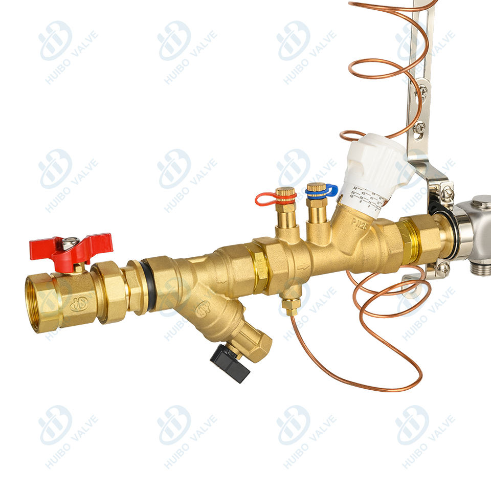 Stainless Steel Hydronic Manifold with Pre-Filtration & Differential Pressure Balance