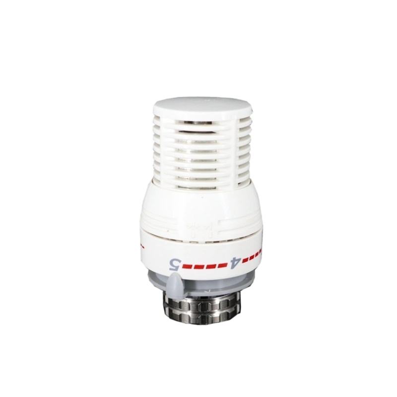 Huibo HB-07505 Brass Thermostatic Radiator Valve Head – Adjustable 6-28°C, White, ISO/CE Certified