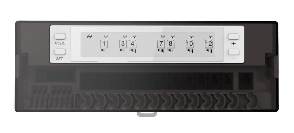 Commercial Central Water Heating Control System HY522 | 12-Zone 230V Wireless Centralized Control