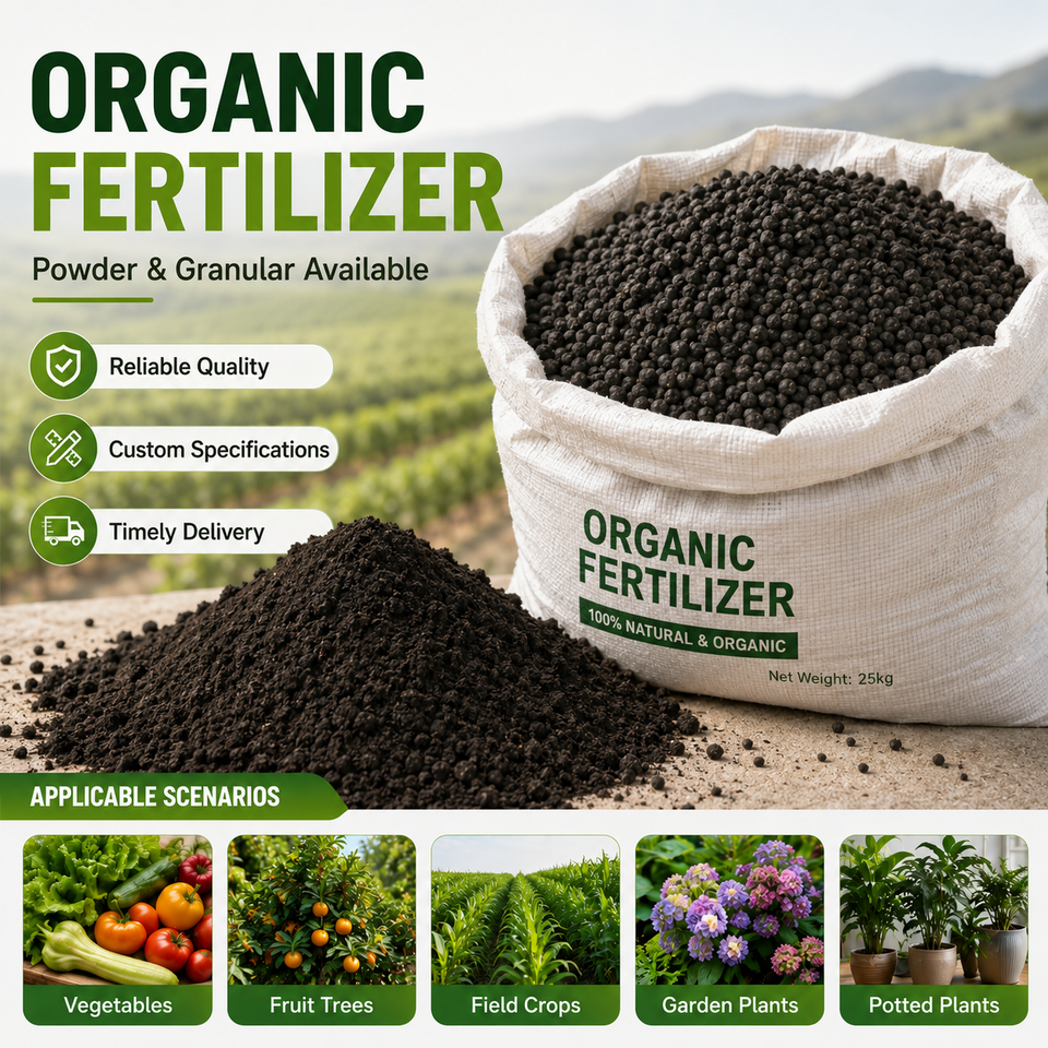 Organic Fertilizer for Sustainable Agriculture | Soil Improvement & Crop Yield