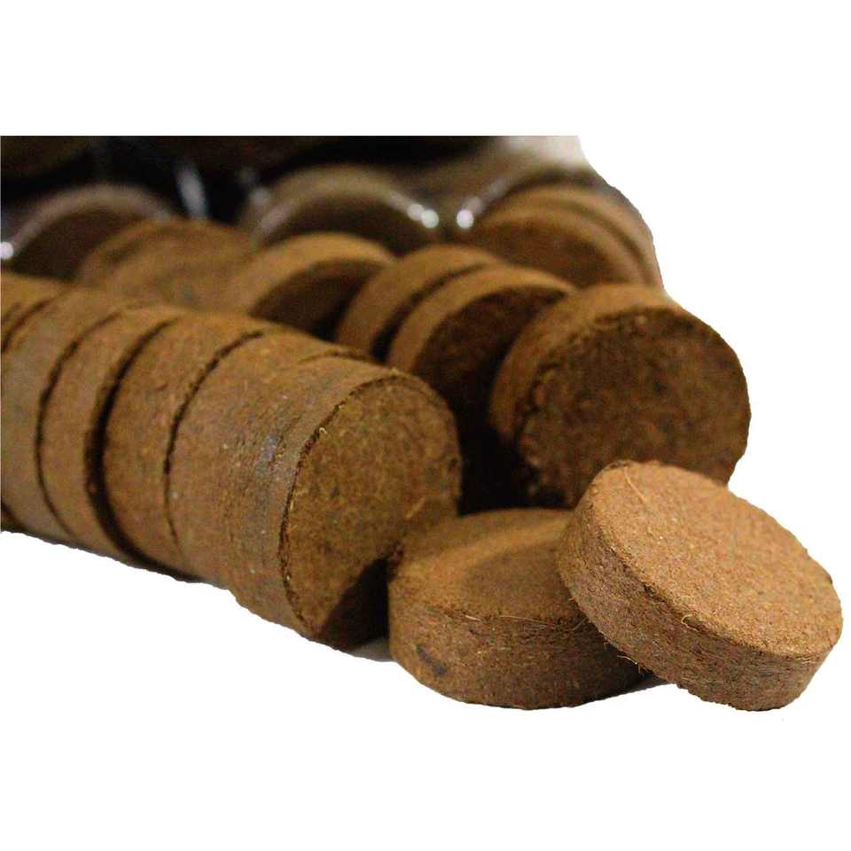 Organic Coco Peat Disc Pellets for Seedlings - Kopeat Brand | Greenhouse & Horticulture