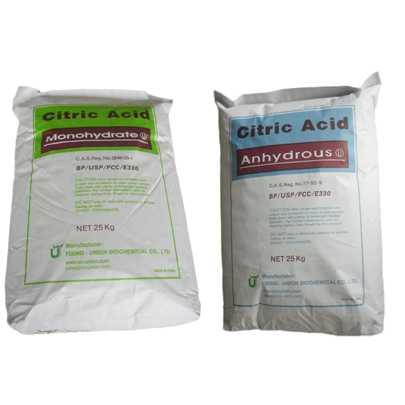 Food Grade Citric Acid Anhydrous 99.5% Purity 25kg Bulk Bag