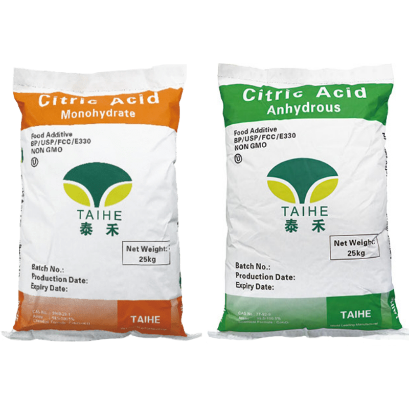 Food Grade Citric Acid Anhydrous 99.5% Purity 25kg Bulk Bag