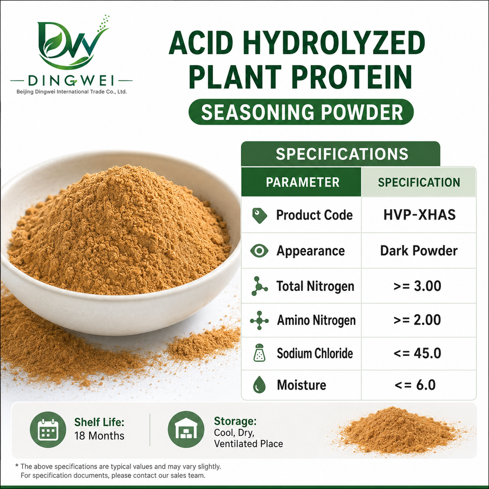 Hydrolyzed Vegetable Protein HVP Powder - Food Grade Flavor Enhancer for Snacks, Soups & Sauces